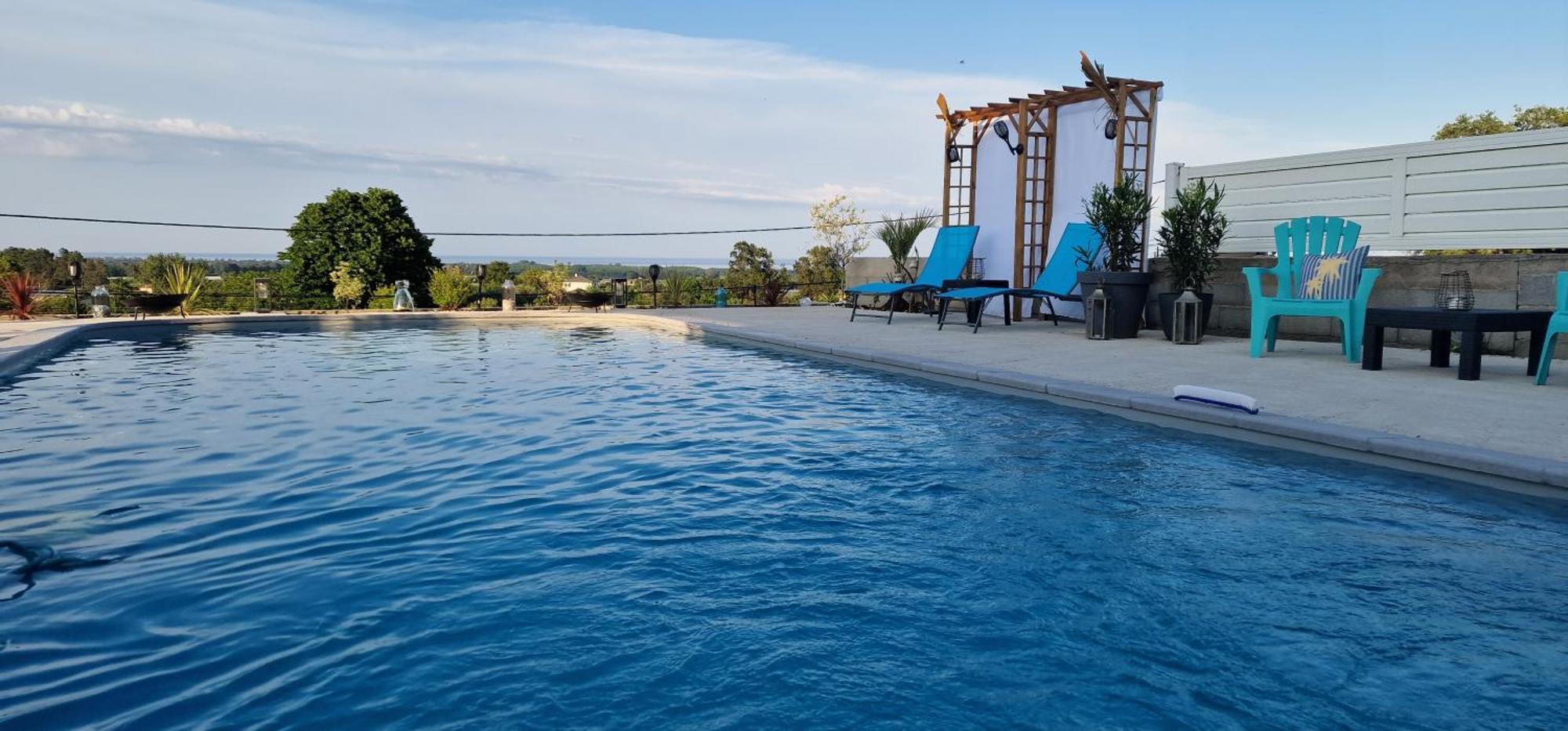 Villa Bistinetti Rez De Villa Tout Confort Avec Piscine Penta di Casinca Esterno foto